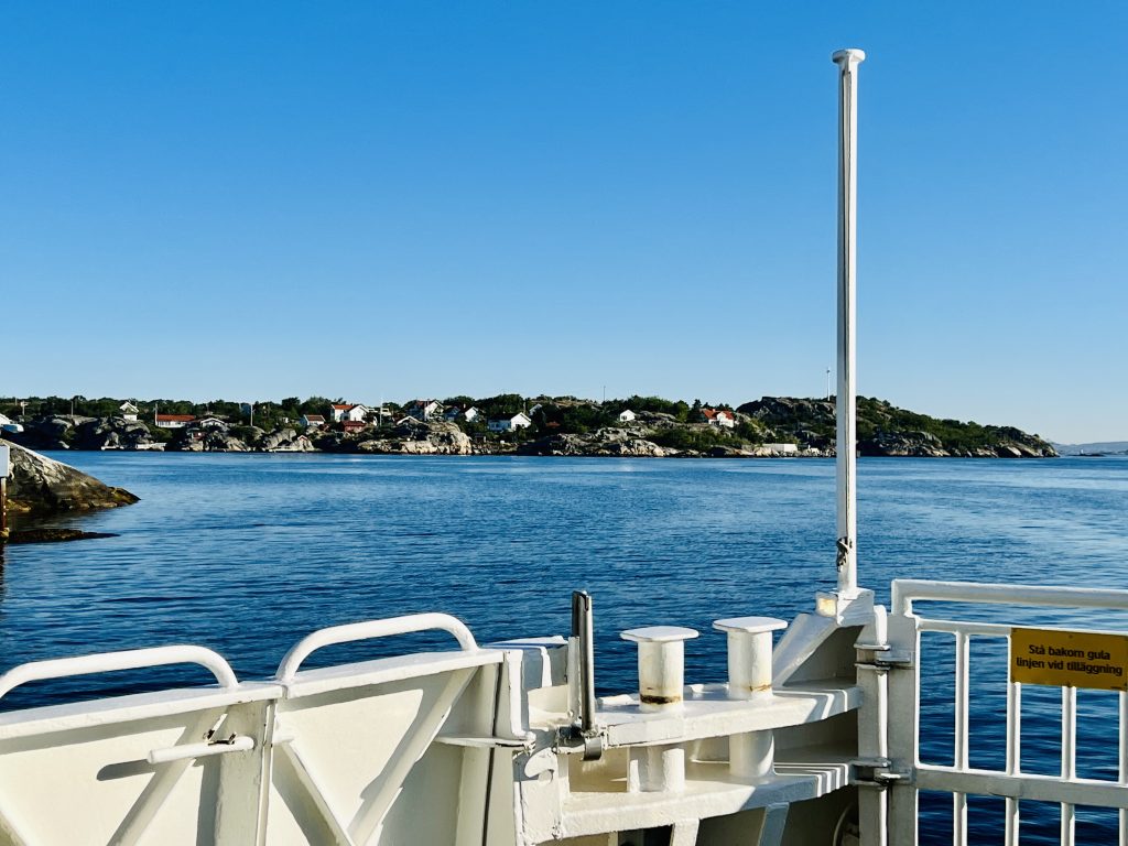 Köpstadsö från skärgårdsbåten Foto: Hans Hirschi